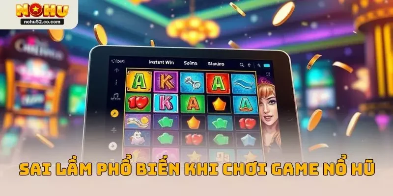 Những sai lầm phổ biến khi chơi game nổ hũ